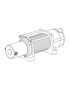 4, 000 Lb. Winch Diagram and Parts List for 39A70015100 4000-lb Cub Cadet Lawn Tractor Accessories